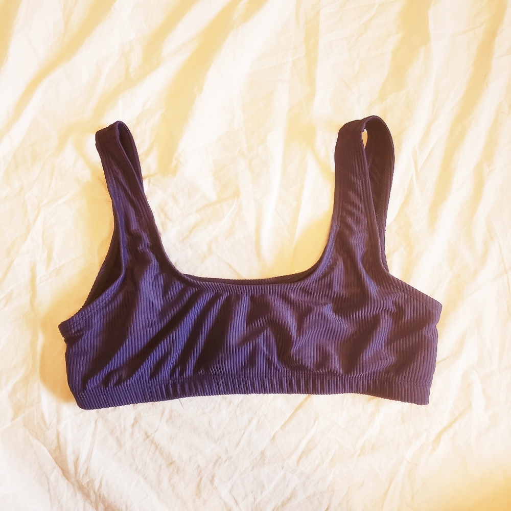 Lulu's ribbed swim bralette
